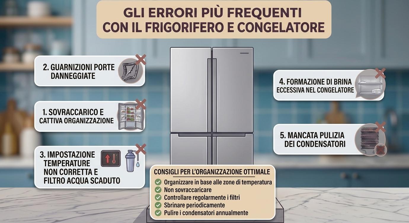 I problemi più comuni del frigorifero e congelatore: guida completa alle cause e alle soluzioni