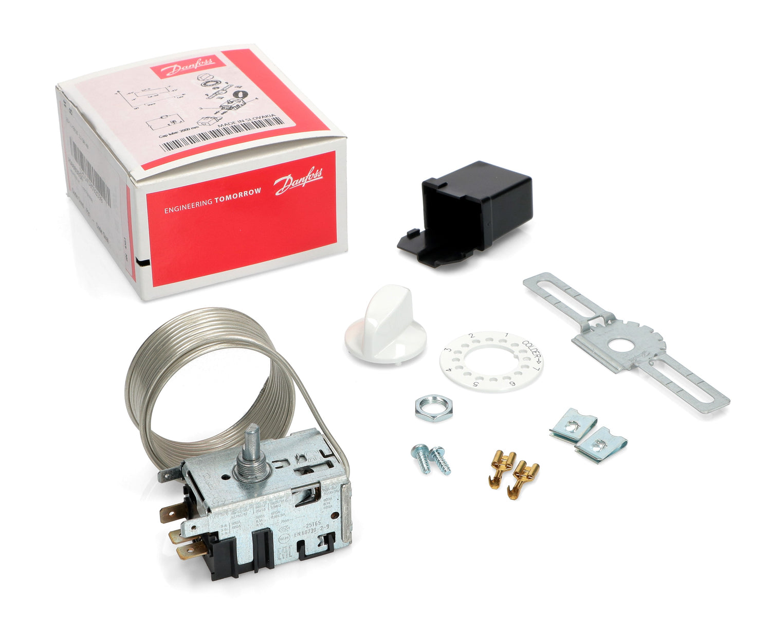 Kit termostato ricambio frigorifero vetrine bottiglie 3 contatti Danfoss