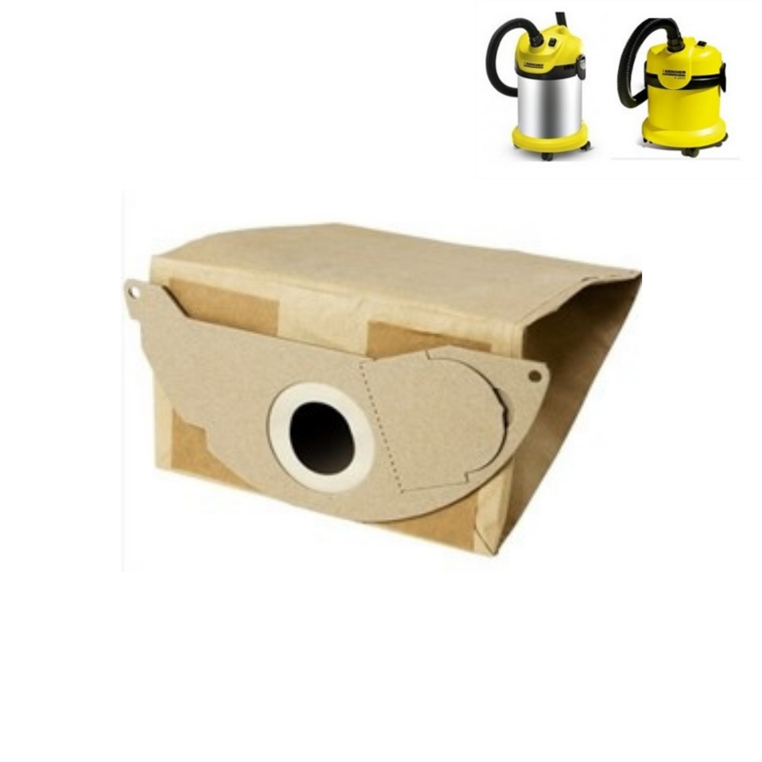 Karcher 5 sacchetti in carta bidone aspiratutto monta su modelli in descrizione