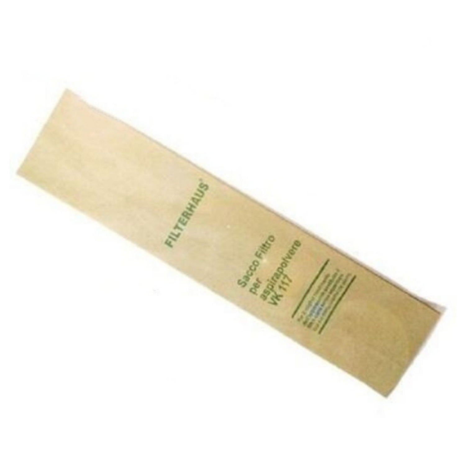 10 sacchetti in carta ecologica per Vorwerk Folletto VK116 - VK117
