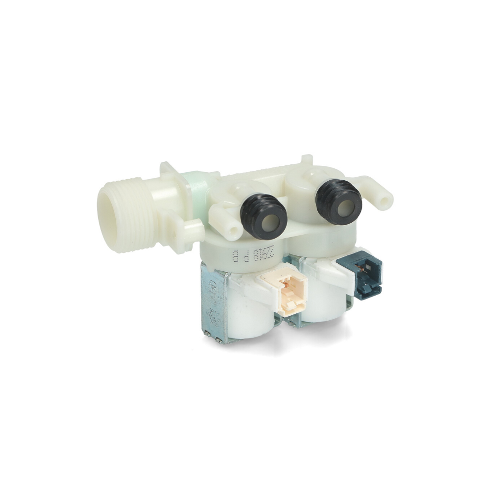 Elettrovalvola carico acqua 2 vie 180° lavatrice Ariston Indesit