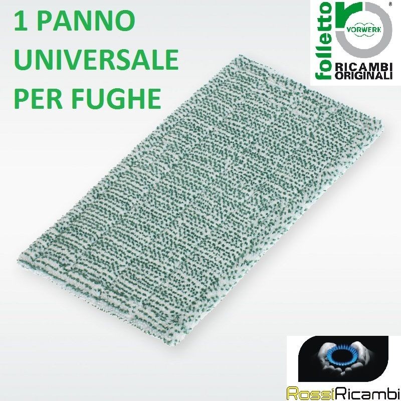 Panno pulizia fughe Vorwerk Folletto pulilava SP520 SP530 1 panno ricambio originale 48857