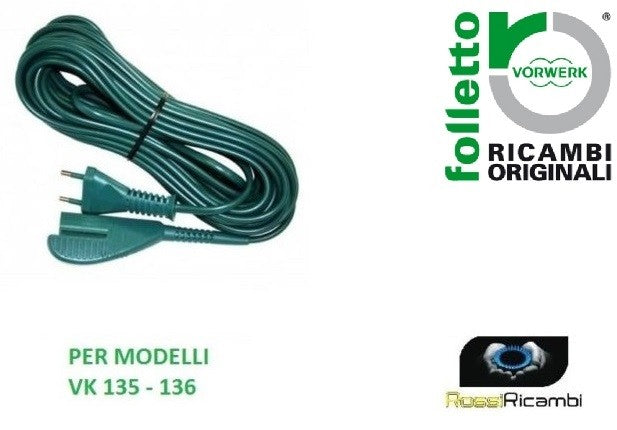 Vorwerk Vorwerk - Cavo alimentazione per vk135 vk136 - 10 metri - originale
