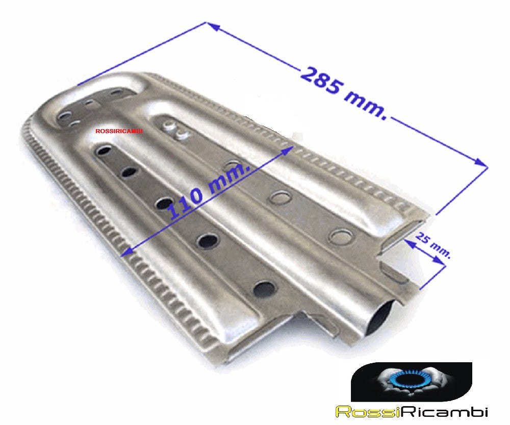 Bruciatore ricambio barbecue gas cm 31 x 11
