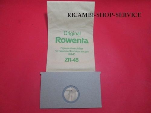 Rowenta 8 sacchetti aspirapolvere modello rh45 rh455 rh465 elenco modelli in descrizione