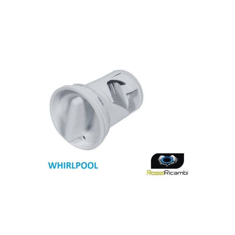 Filtro tappo pompa lavatrice Whirlpool - Bauknecht