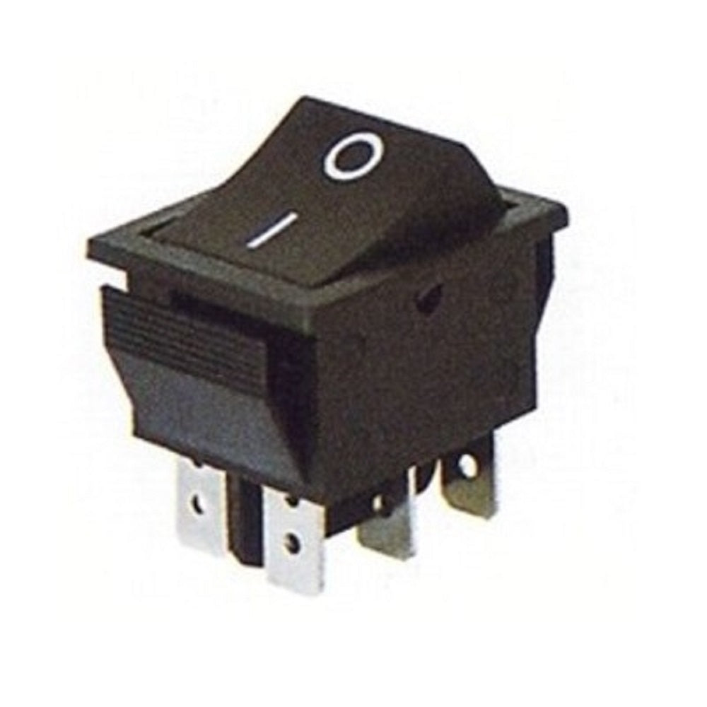 Deviatore da incasso bipolare 16 A cava 22x30 6 faston ricambio universale