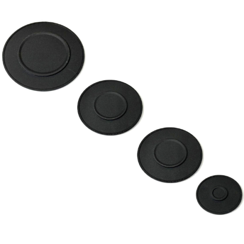 Kit piattelli spartifiamma neri lucidi cucina a gas piani cottura 4 fuochi Bosch Siemens