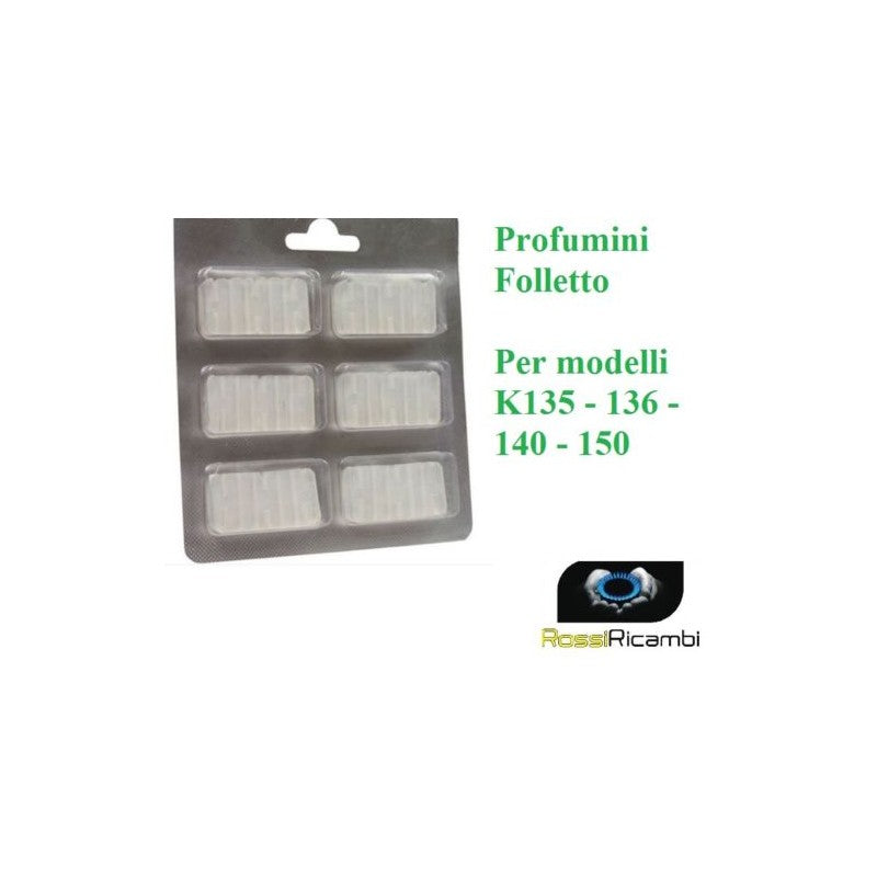 Vorwerk Vorwerk Profumini dovina per vk 135-vk 136-vk 140-vk 150 blister da 6 profumi