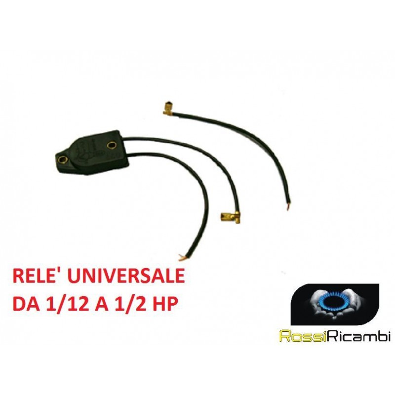 Rele' salvamotore frigo universale da 1/12 a 1/2 hp frigorifero con fili
