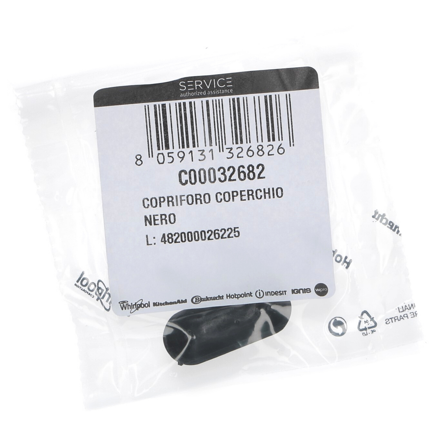 Copriforo coperchio cucina Ariston Indesit piano cottura ricambio originale