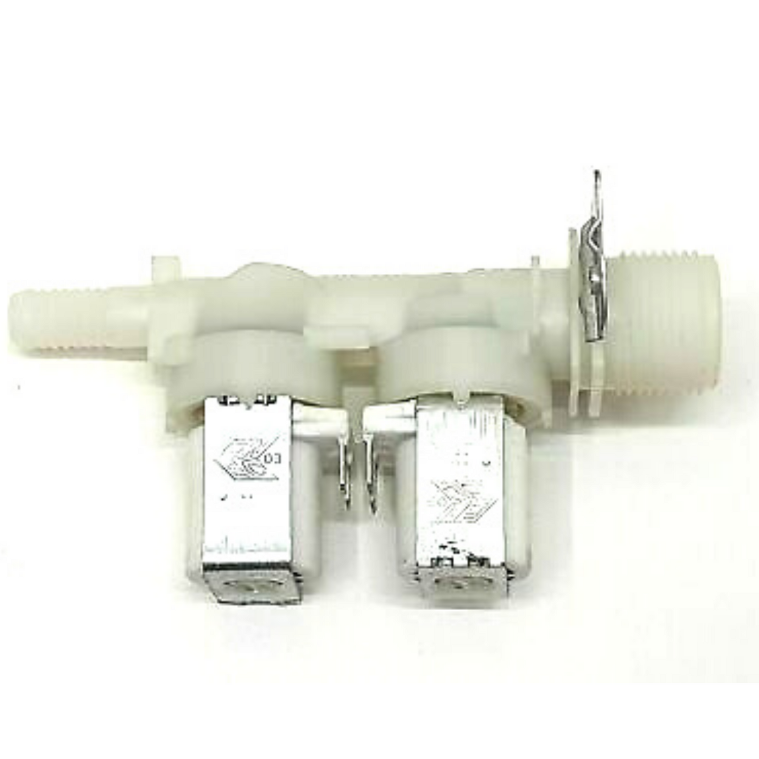 Elettrovalvola lavatrice Ariston Indesit lavastoviglie 2 bobine 1 via ricambio originale