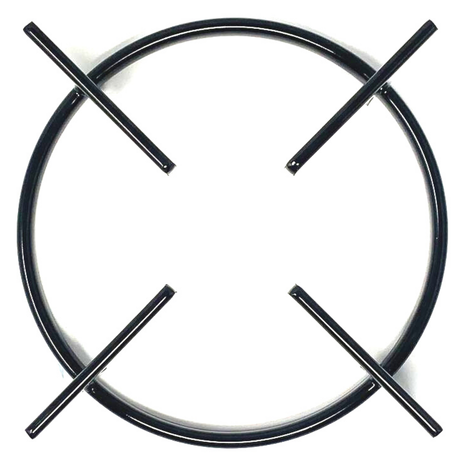 Griglia cucina Rex Electrolux 1 fuoco tonda smaltata nera