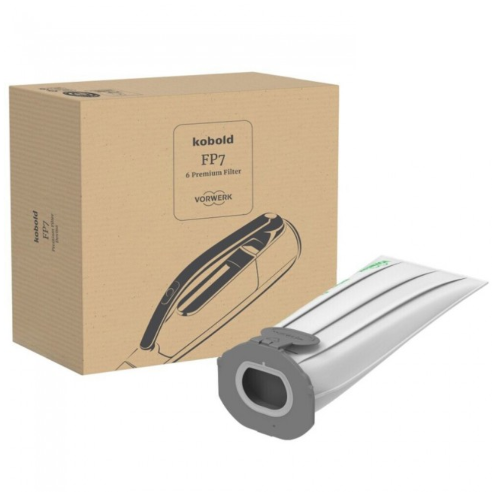 Confezione da 6 sacchetti scopa a batteria Vorwerk Folletto Vk7S originali 75103
