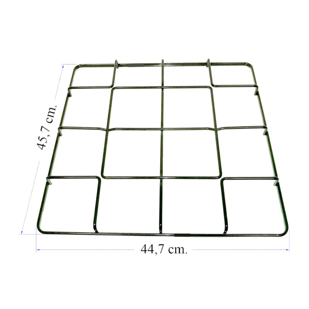 Rex Zanussi Zoppas Castor griglia cucina 4 fuochi piano cottura 44,6 x