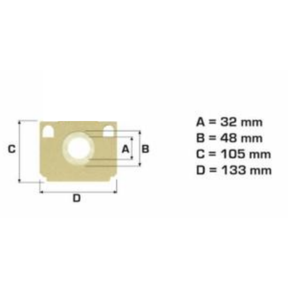 8 sacchetti aspirapolvere Alfatec alfa 500e - alfa power a4315 1800w