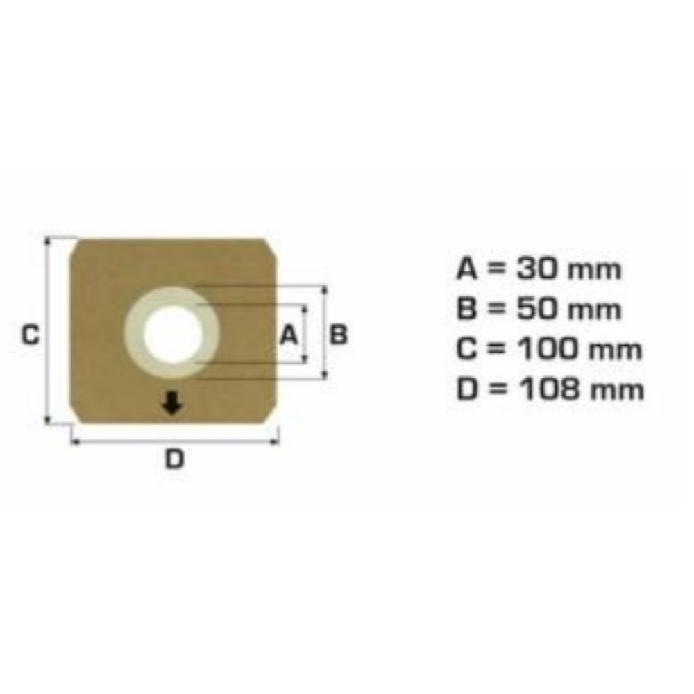 8 sacchetti carta aspirapolvere Hoover per i modelli A-CUBED - THUNDER SPACE