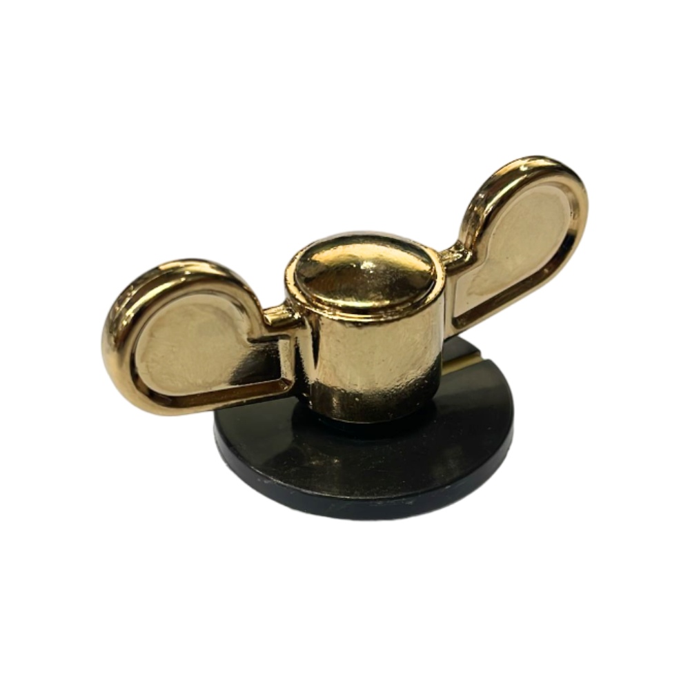 Manopola forno Smeg marrone ed oro ricambio originale - 1 pezzo