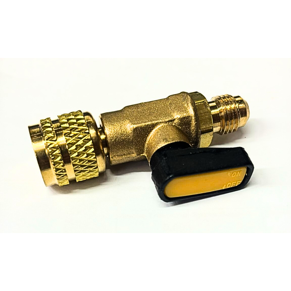 Rubinetto per bombola a gas R600 1/4 maschio X 1/4 femmina