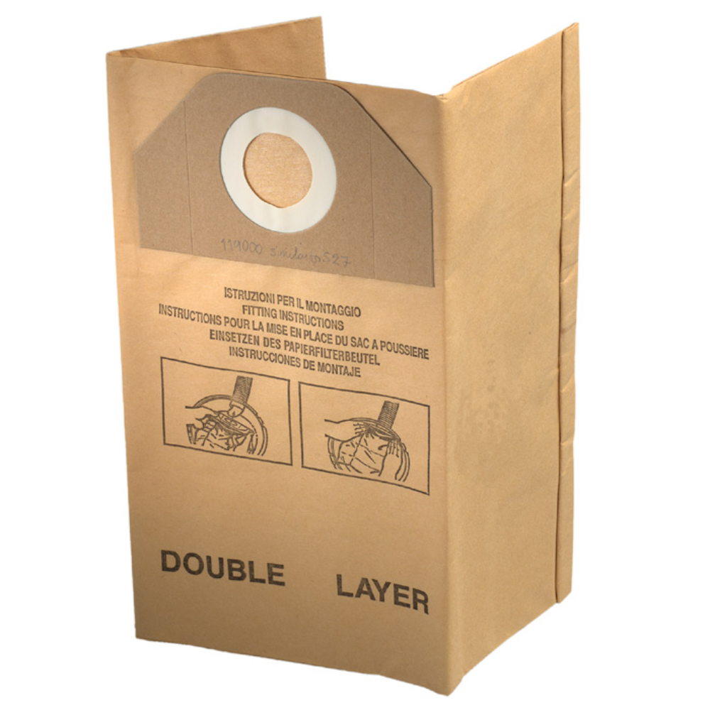 5 sacchetti bidone aspiratutto bidone Alfatec beige/special/lavatutto