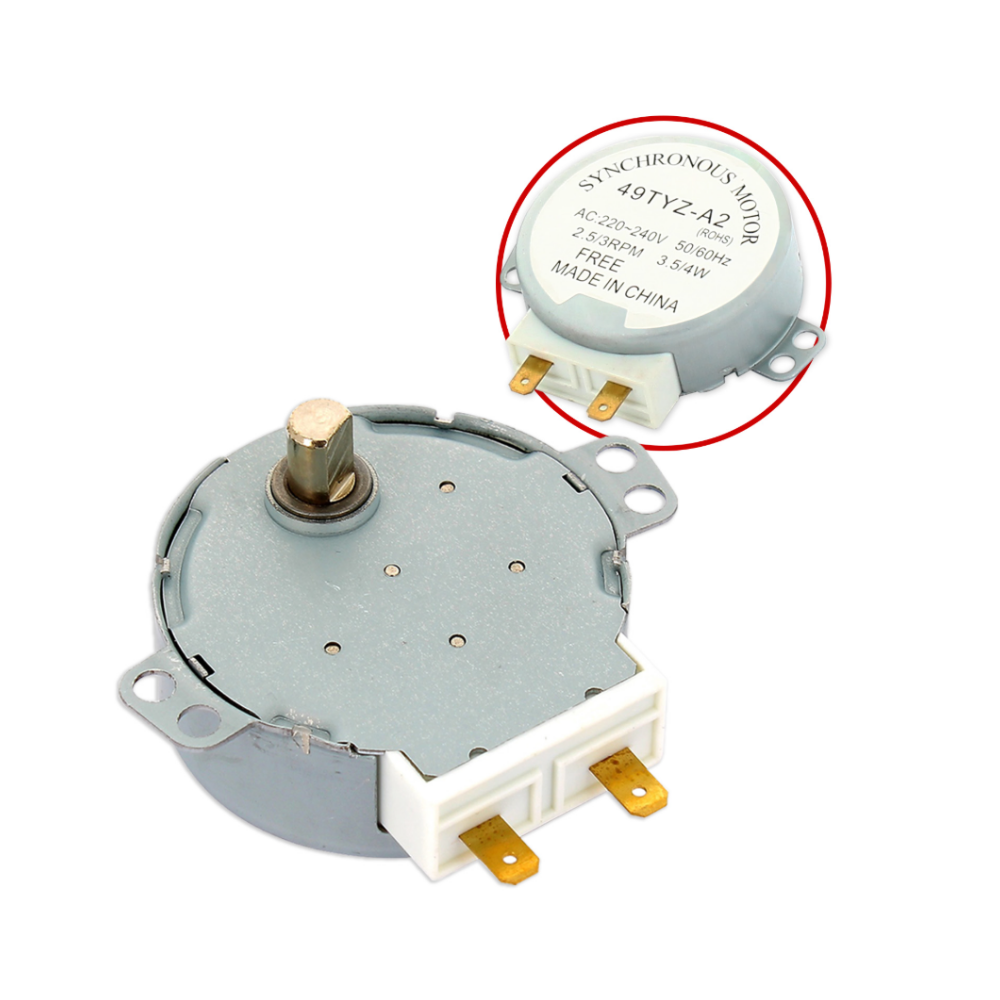 Motorino motore piatto girevole forno microonde universale 4 Watt 2,5/3 rpm