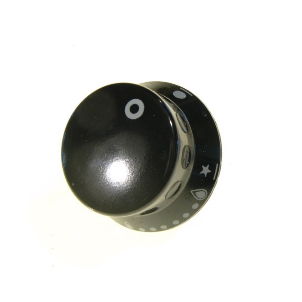 Manopola nera cucina piano cottura Candy Iberna Gasfire Zerowatt