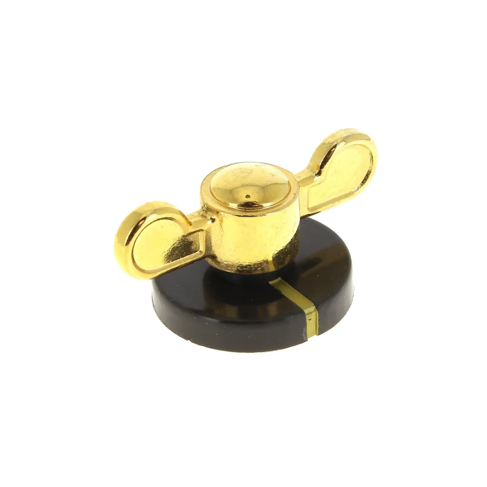 Manopola cucina gas piano cottura Smeg marrone ed oro