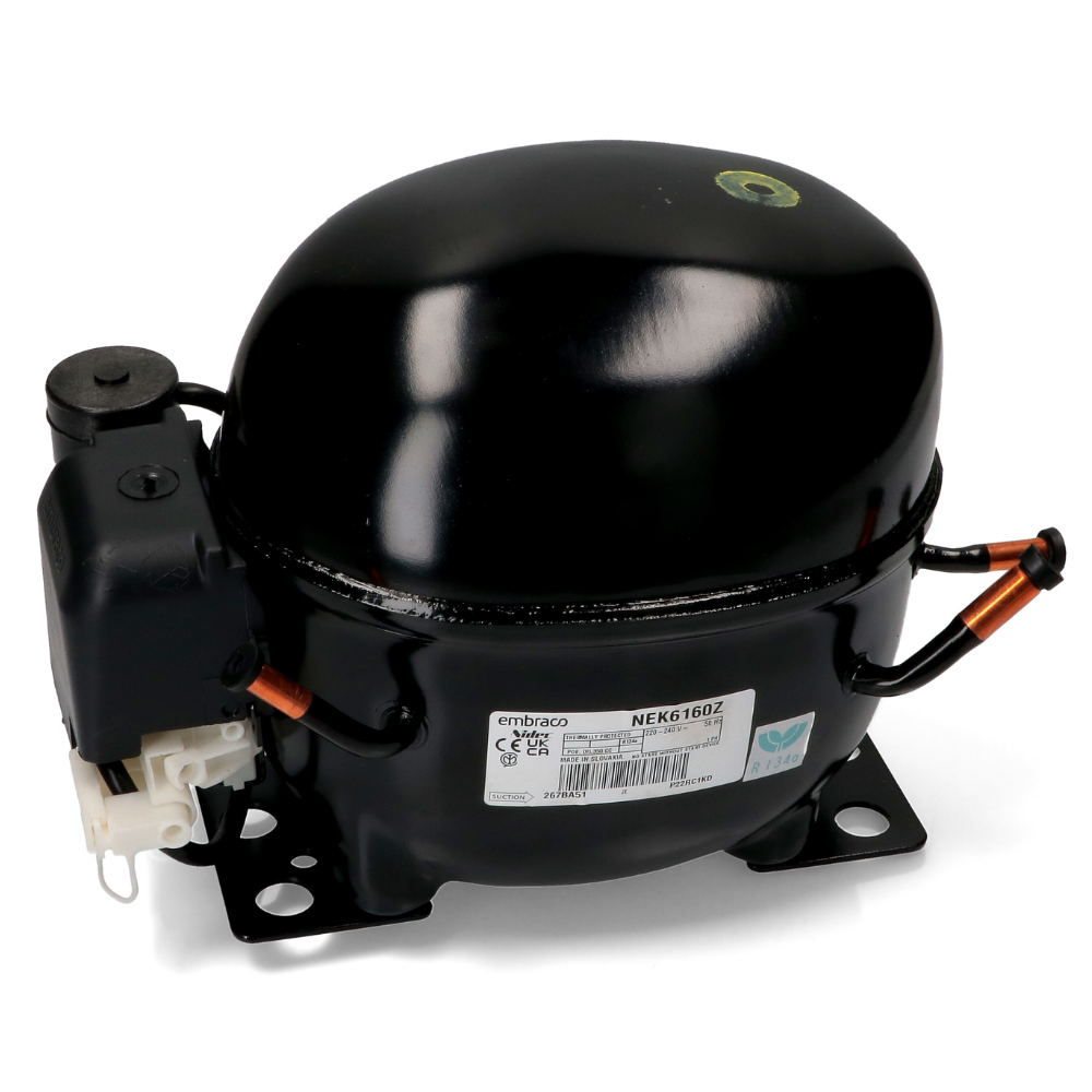 Compressore embraco gas r134 1/4 hp cilindrata 7,28cc 220 volt