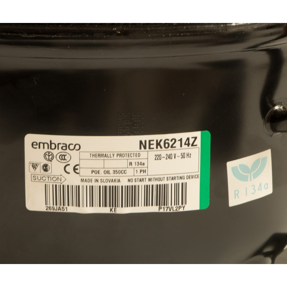 Embraco motore compressore CSIR per gas r134a cc 16.80 hp 1/2