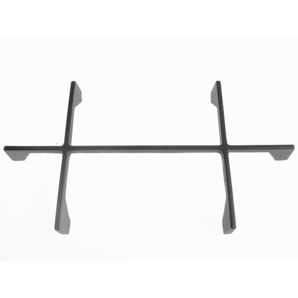 Griglia a croce in ghisa nera satinata Foster 2 fuochi cm.41,5 x 22,5 alta 9601730