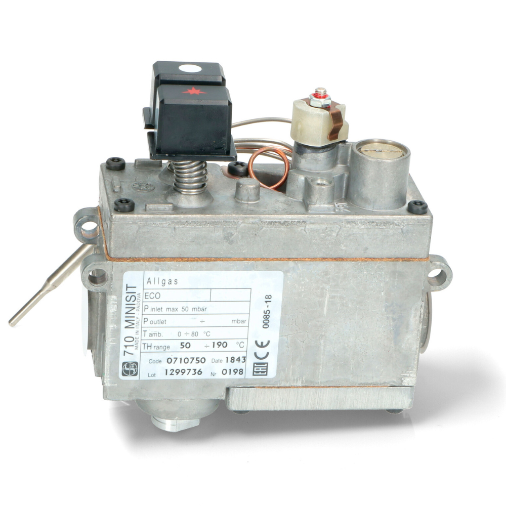 Valvola gas friggitrice minisit sit 0.710.750 50°- 190° gradi ricambio originale