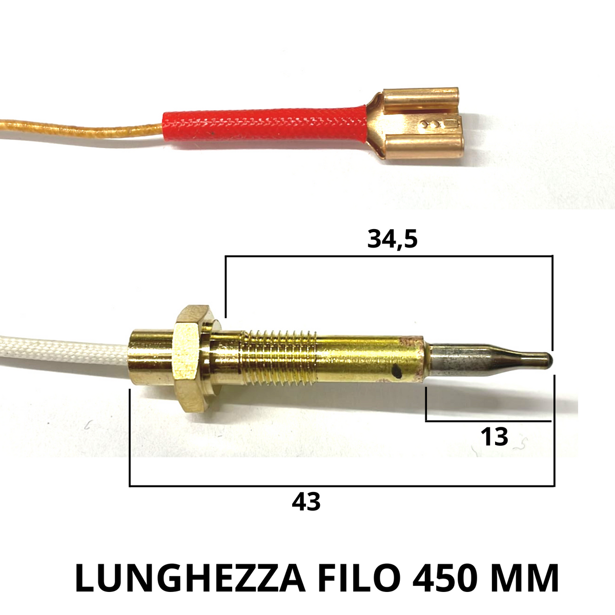 Termocoppia piano cottura bruciatore tripla corona Franke Ariston Indesit ricambio compatibile