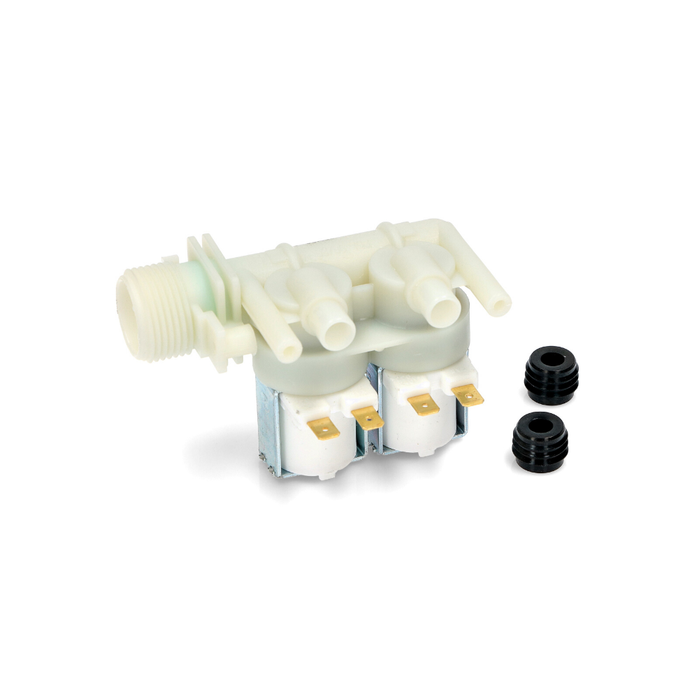 Elettrovalvola lavatrice carico acqua 2 vie 180° Ariston Indesit