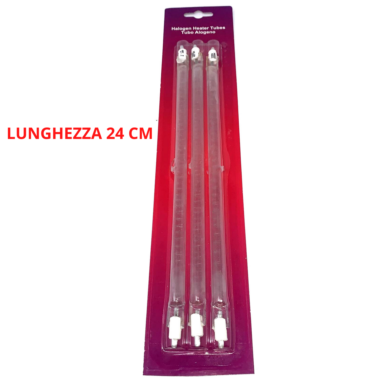 Lampade alogene ricambio per stufa elettrica 400 W 3 pezzi