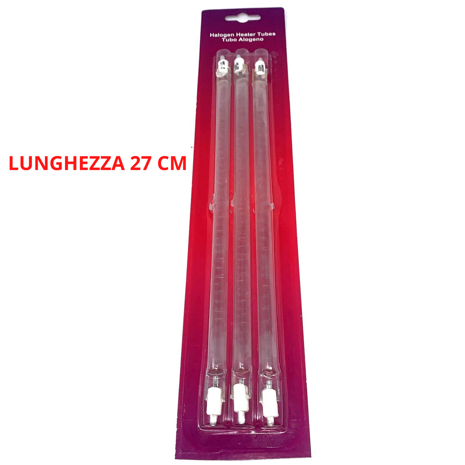 Lampade alogene ricambio per stufa elettrica 400 W 3 pezzi