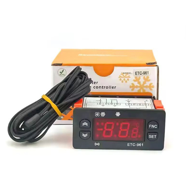 Envintel termostato digitale 1 sonda NTC 10A ETC-961 celle frigorifere banchi frigoriferi
