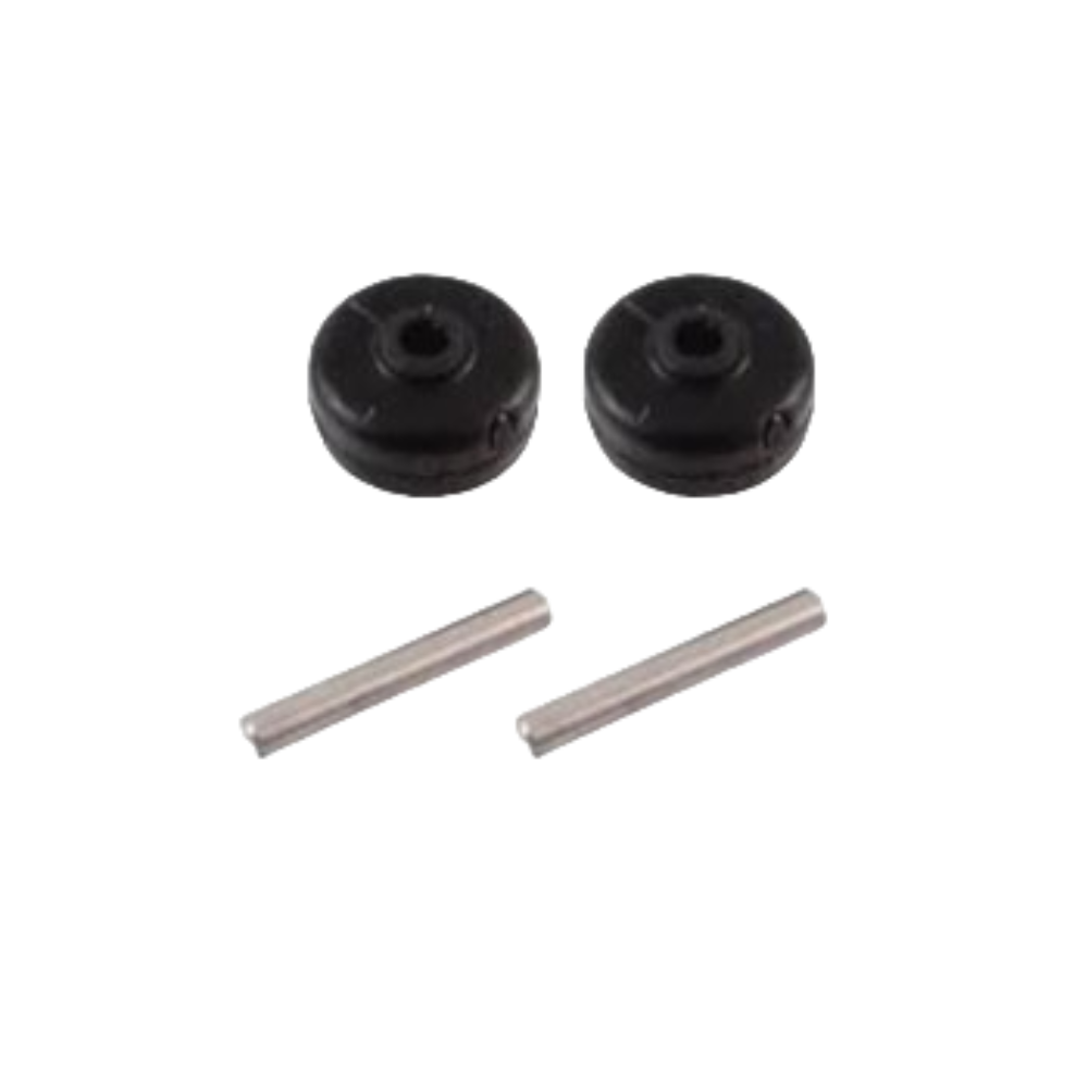 Set di due ruote + asse aspirapolvere Rowenta SS- ricambio originale