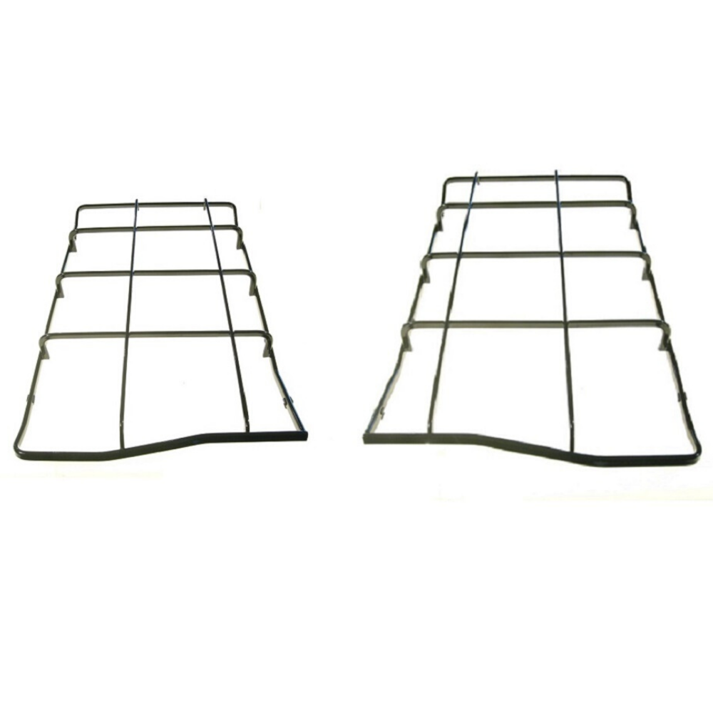 Coppia griglia 2 fuochi piano cottura cucina Rex Zanussi Zoppas Castor 46 x 27.2