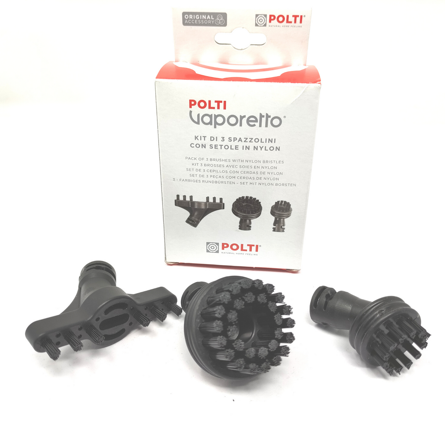 Kit 3 spazzolini assortiti originali Polti per modelli in descrizione