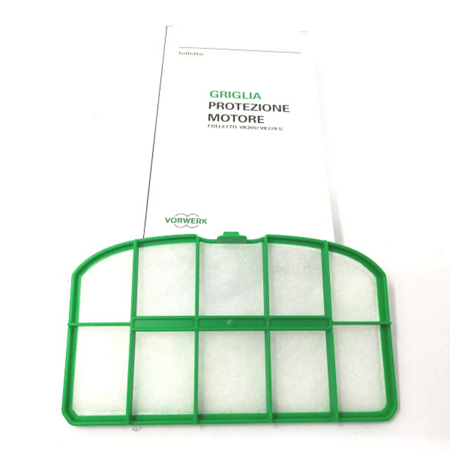 Griglia filtro protezione motore Vorwerk Folletto VK200 VK200s ricambio originale 58054