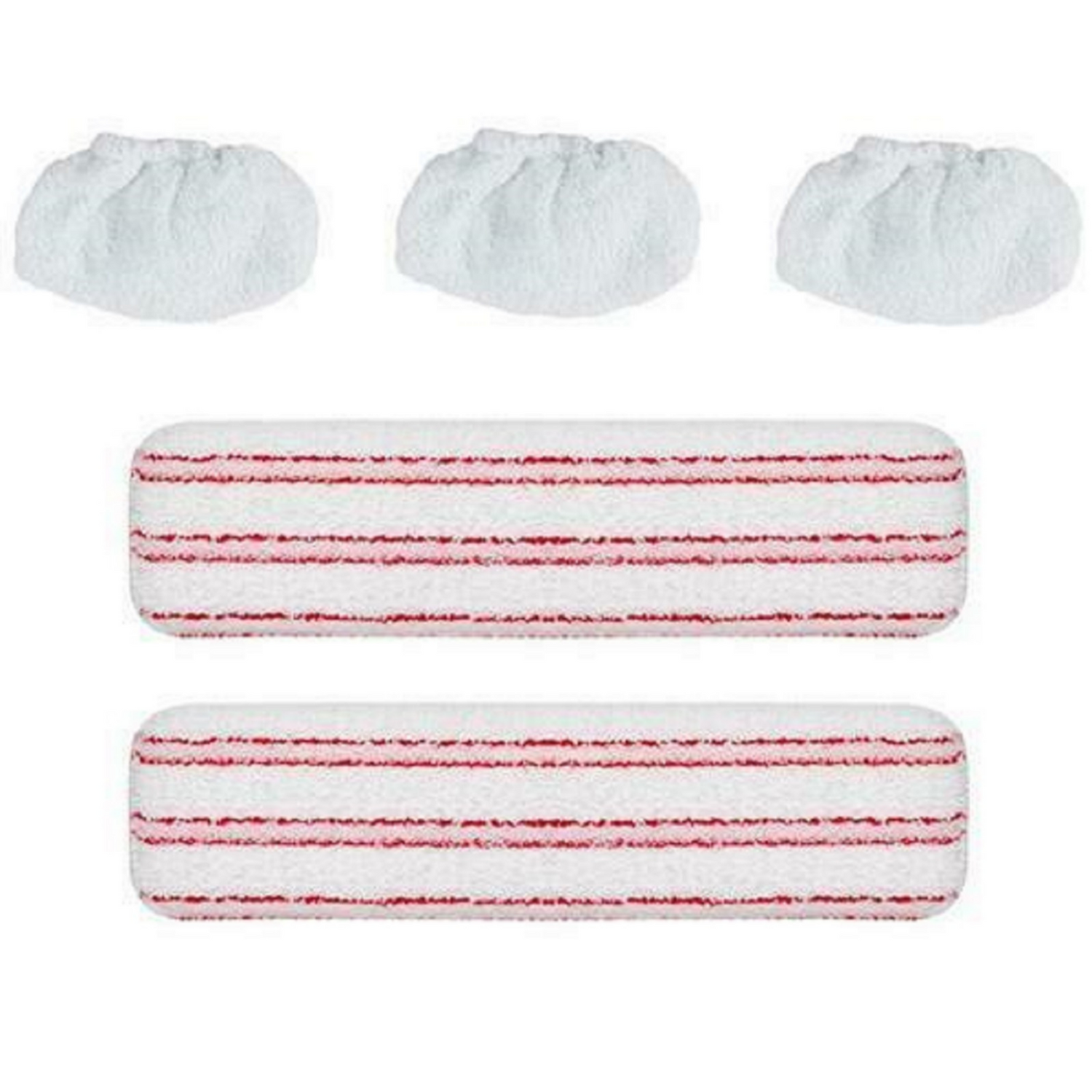Kit 2 panni+3 cuffie originali Polti monta su lecoaspira - mondial vap e altri
