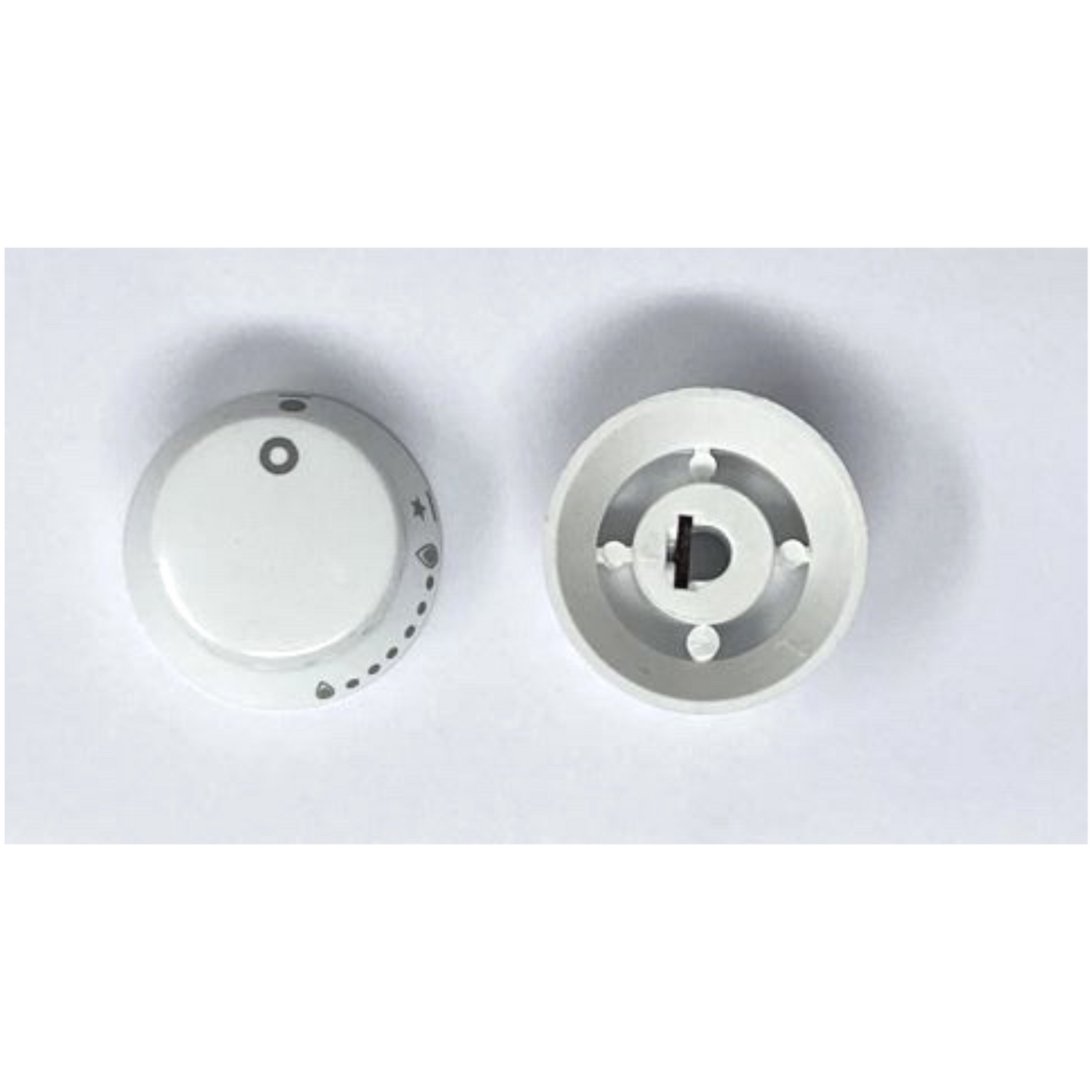 Candy Iberna Gasfire Zerowatt Manopola cucina piano cottura bianca -cy431