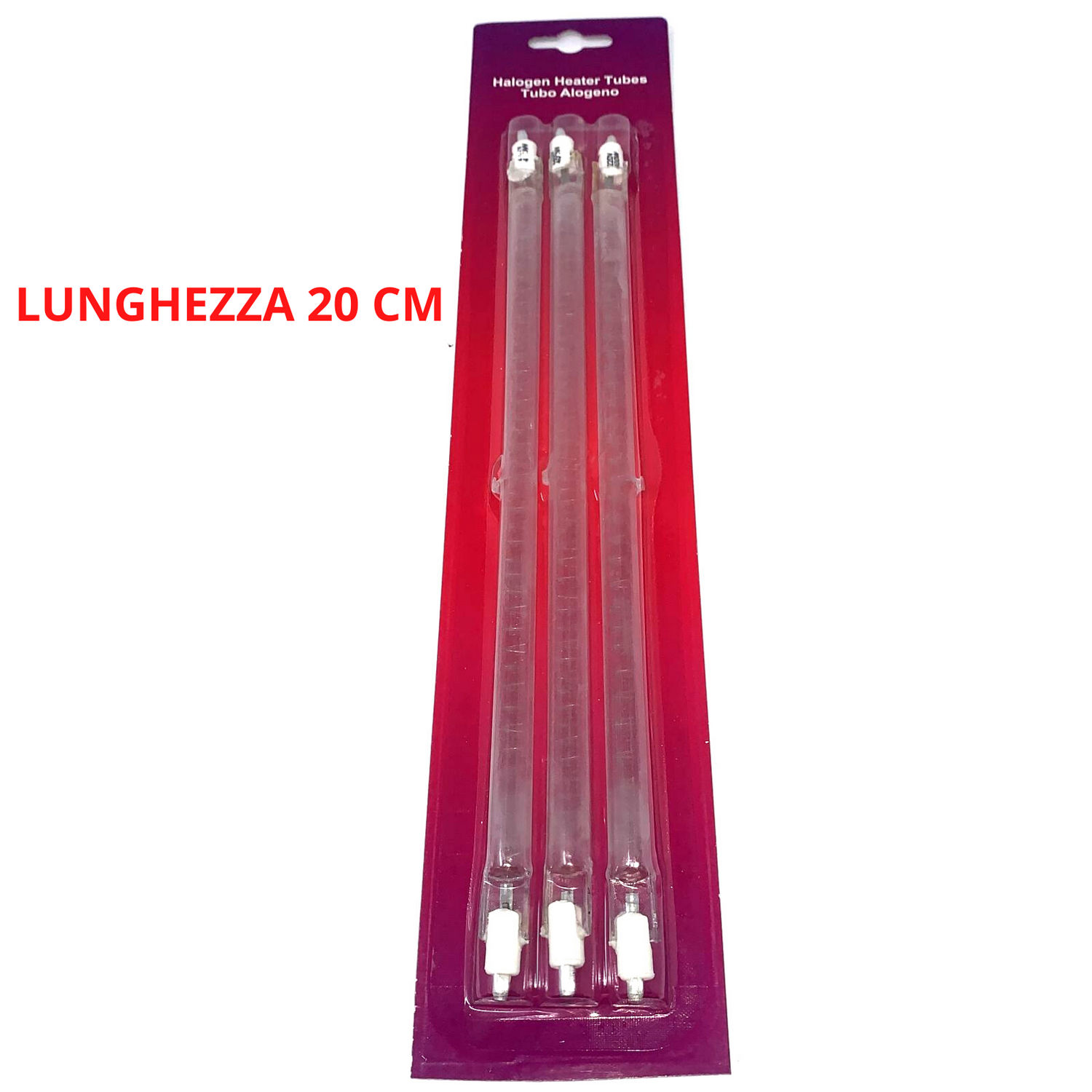 Lampade alogene ricambio per stufa elettrica 400 W 3 pezzi