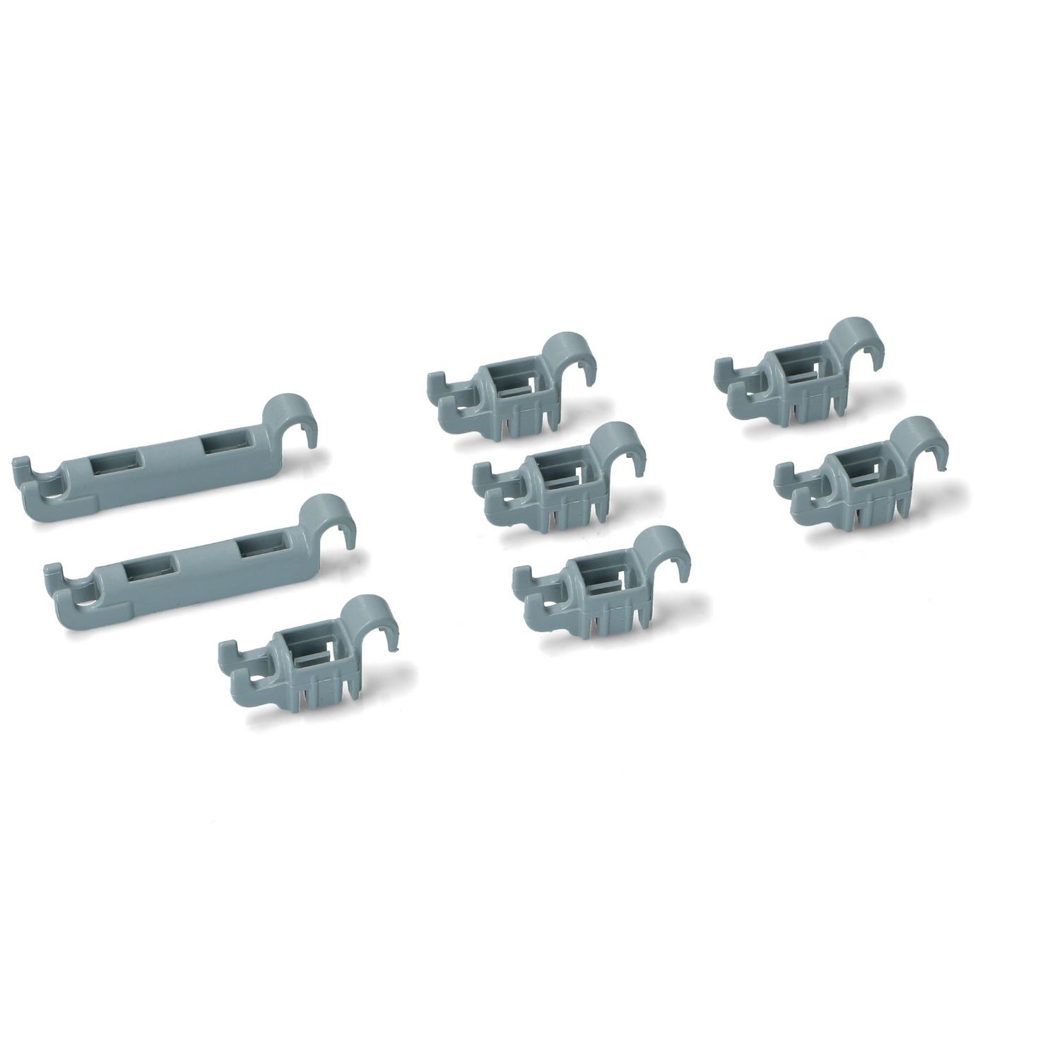 Kit ganci fermo cestello inferiore lavastoviglie Bosch Siemens Neff