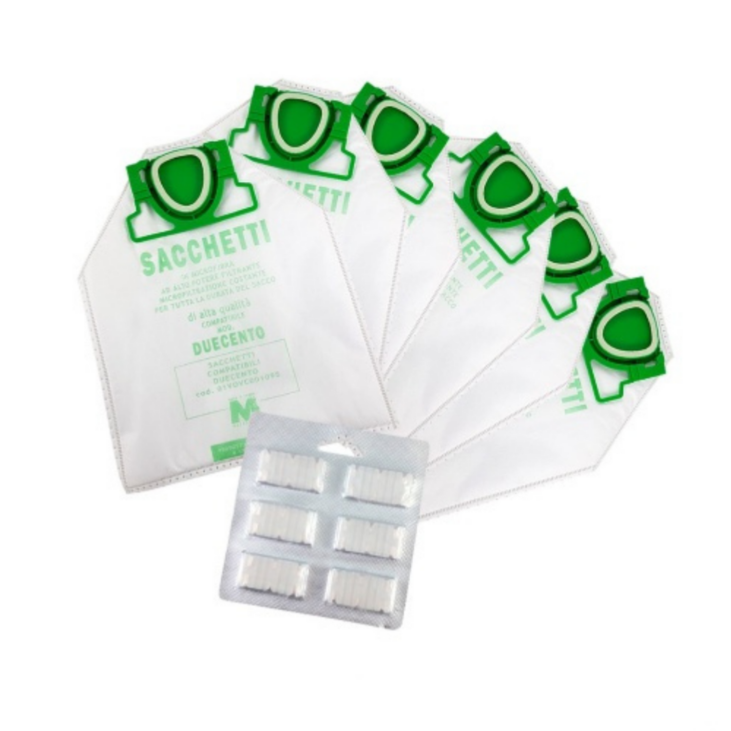 Vorwerk Vorwerk 6 Sacchetti + 6 profumini per vk200 - compatibili
