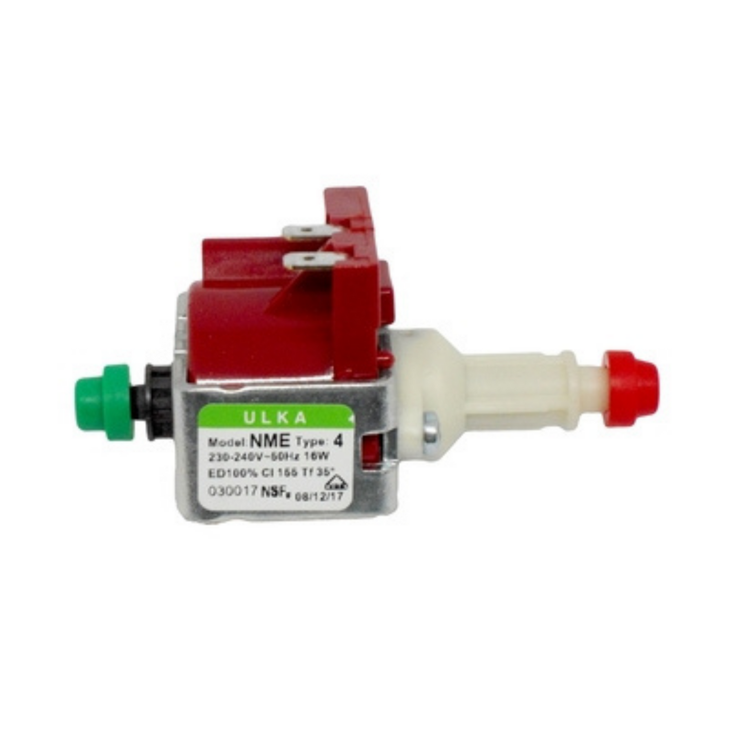 MICRO POMPA ULKA VAPORE STIRO NME4 16W 2,5bar - Ingresso Ø Uscita Ø