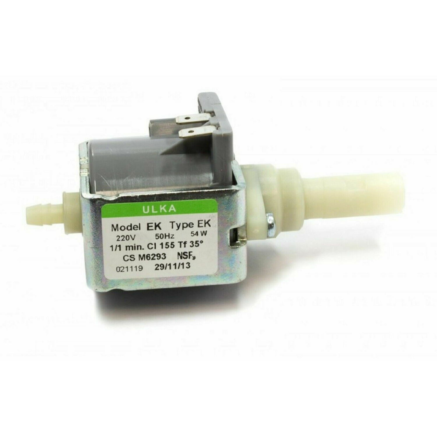 Pompa ulka model ek- type ek ricambio per macchina caffè e vari usi 54 W 16 bar