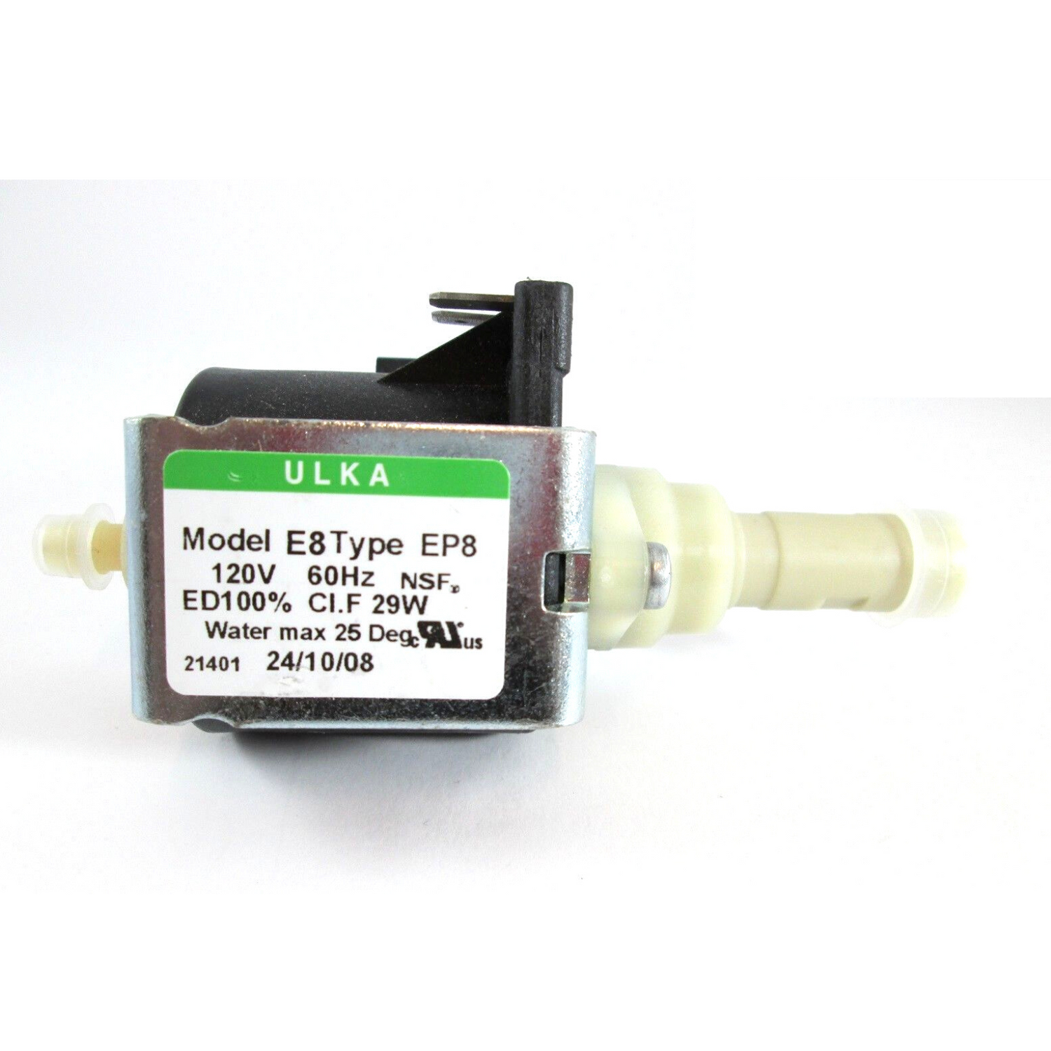 Pompa ulka model e8 type EP8 120 V 60 Hz 29 W 2,5 bar