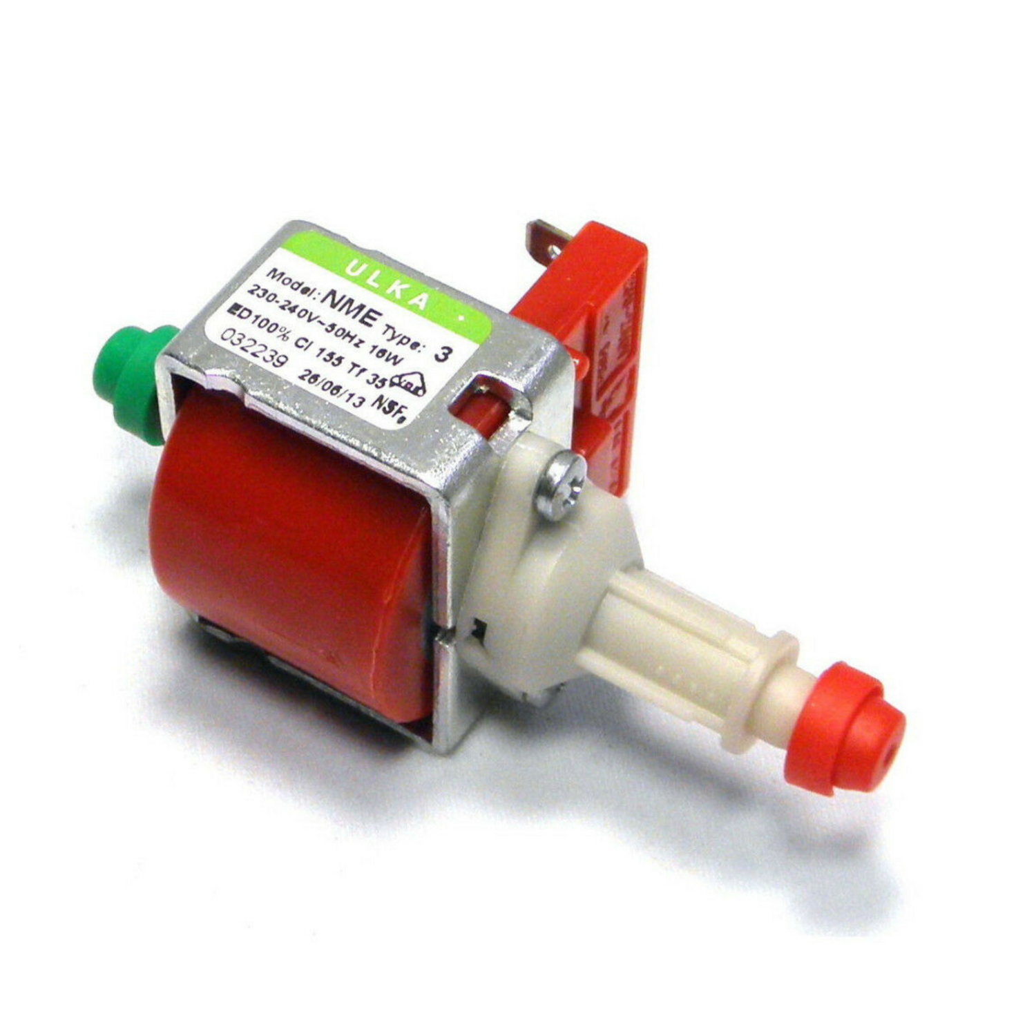 MICRO POMPA ULKA VAPORE STIRO NME3 - 16W 2,5bar - Ingresso Ø Uscita Ø