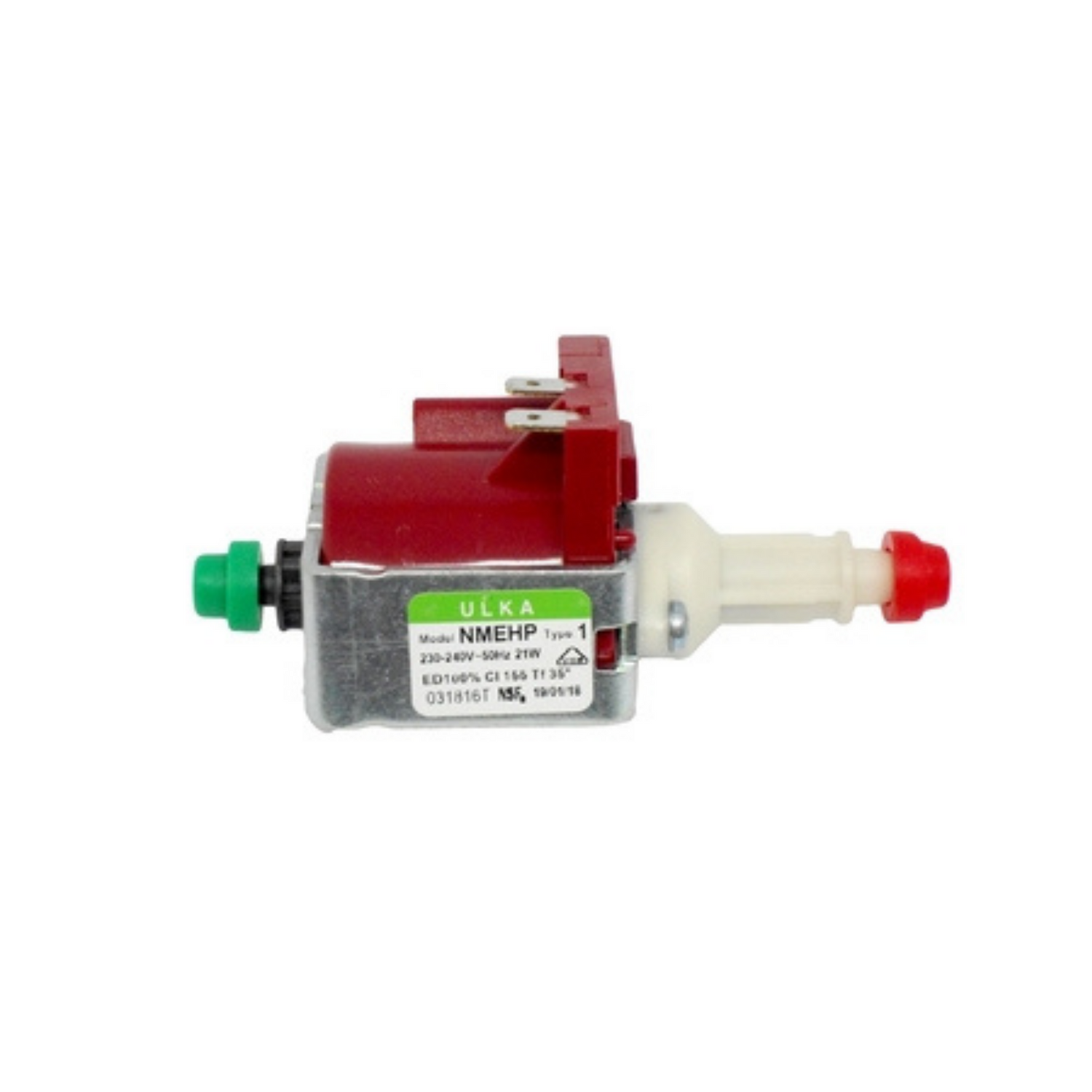 MICRO POMPA ULKA VAPORE STIRO NMEHP1 21W 4,5bar - Ingresso Ø Uscita Ø 7